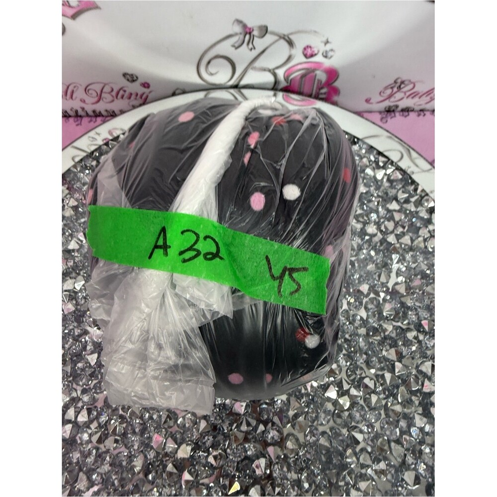 kate spade pants fleece Black Leggings with Pink and White Polka Dots - Picture 9 of 9